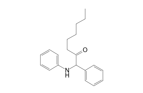 2-Octanone, 1-phenyl-1-(phenylamino)-