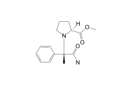 METHYL-(2S,1S)-1-(1-CARBAMOYL-1-METHYL-1-PHENYLMETHYL)-PYRROLIDINE-2-CARBOXYLATE