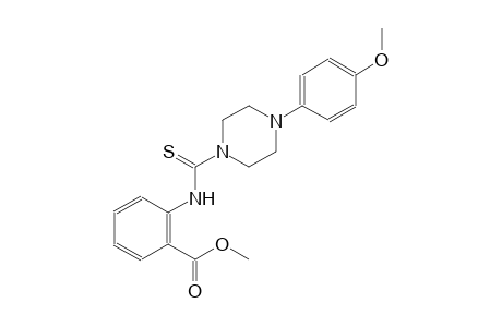 benzoic acid, 2-[[[4-(4-methoxyphenyl)-1-piperazinyl]carbonothioyl]amino]-, methyl ester