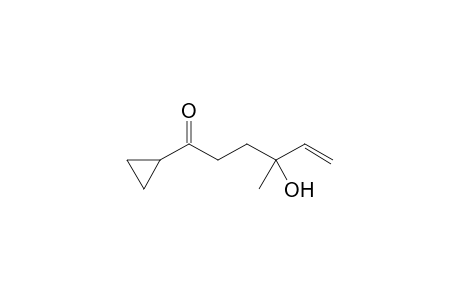 1-Cyclopropyl-4-hydroxy-4-methylhex-5-en-1-one