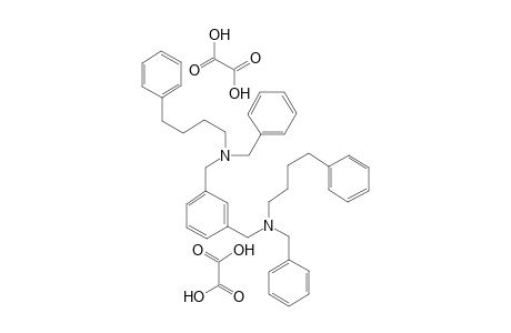 N,N'-Dibenzyl-N,N'-bis-(4-phenylbutyl)-benzol-1,3-dimethanomin-dihydrogenoxalate