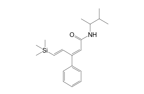 (2E,4E)-N-(1,2-Dimethylpropyl)-3-phenyl-5-(trimethylsilyl)penta-2,4-dienamide