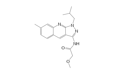 N-(1-isobutyl-7-methyl-1H-pyrazolo[3,4-b]quinolin-3-yl)-2-methoxyacetamide
