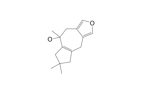 4,5,6,7,8,9-HEXAHYDRO-6,6,8-TRIMETHYLAZULENO-[5,6-C]-FURAN-8-OL