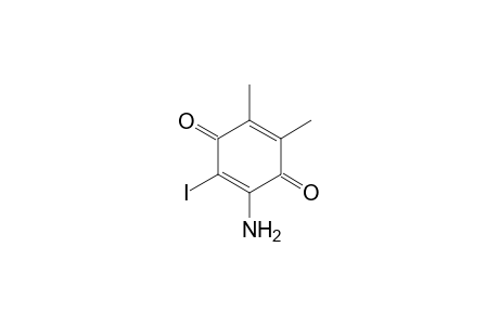 5,6-Dimethyl-3-iodo-2-amino-1,4-benzoquinone