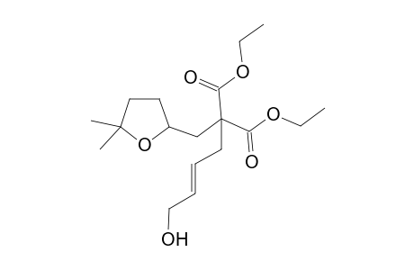 (E)-Diethyl2-((5,5-dimethyltetrahydrofuran-2-yl)methyl)-2-(4-hydroxybut-2-enyl)malonate
