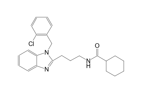 cyclohexanecarboxamide, N-[3-[1-[(2-chlorophenyl)methyl]-1H-benzimidazol-2-yl]propyl]-