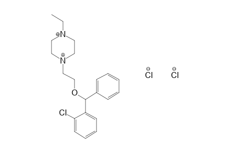 1-[2-(2-CHLOROBENZHYDRYLOXY)ETHYL]-4-ETHYLPIPERAZINE, DIHYDROCHLORIDE