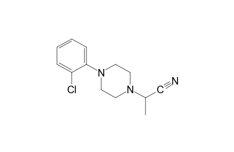 4-(o-chlorophenyl)-alpha-methyl-1-piperazineacetonitrile