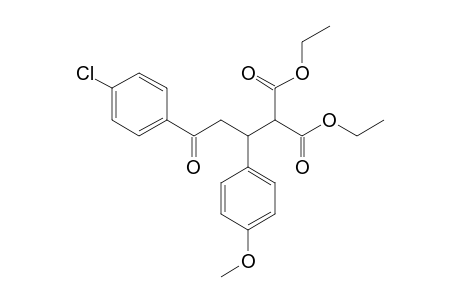 1,1-BIS-(CARBETHOXY)-2-(4-METHOXYPHENYL)-4-(4-CHLOROPHENYL)-4-OXOBUTANE