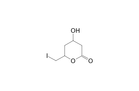 4-Hydroxy-6-(iodomethyl)-2-oxanone