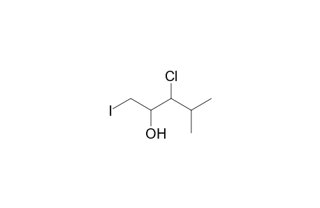 3-Chloro-1-iodo-4-methylpentan-2-ol