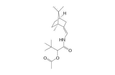 N-[11]-( Camphor-2-cis-methylidene-yl)]-2-(acetoxy)-3,3-dimethylbutanamide