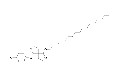 Diethylmalonic acid, 4-bromophenyl heptadecyl ester