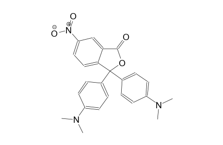 3,3-bis[4-(dimethylamino)phenyl]-6-nitro-2-benzofuran-1(3H)-one