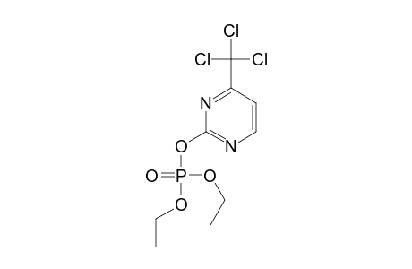 Phosphoric acid, diethyl 4-(trichloromethyl)-2-pyrimidinyl ester