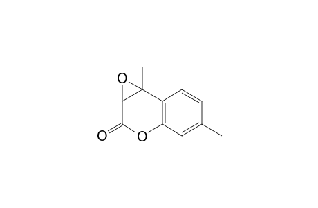 3,4-Dihydro-4,7-dimethyl-2H-oxireno[c]chromen-2-one