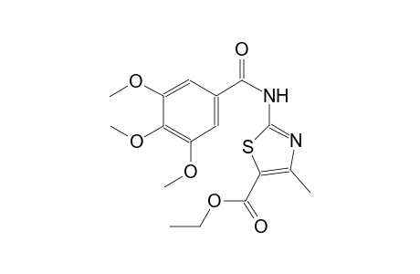 5-thiazolecarboxylic acid, 4-methyl-2-[(3,4,5-trimethoxybenzoyl)amino]-, ethyl ester
