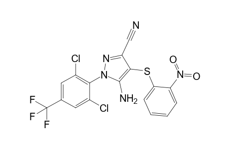 3-Cyano-5-amino-4-[(2-nitrophenyl)thio]-1-[2,6-dichloro-4-(trifluoromethyl)phenyl]pyrazole