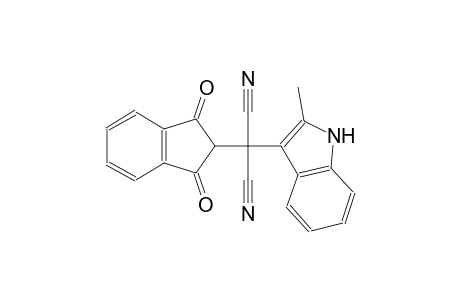 2-(1,3-dioxo-2,3-dihydro-1H-inden-2-yl)-2-(2-methyl-1H-indol-3-yl)malononitrile