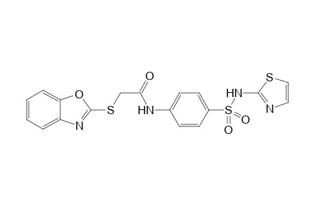2-(Benzoxazol-2-ylthio)-N-(4-(N-(thiazol-2-yl)sulfamoyl)phenyl)acetamide