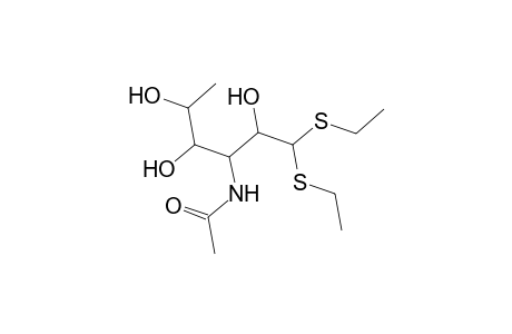 Idose, 3-acetamido-3,6-dideoxy-, diethyl mercaptal, L-