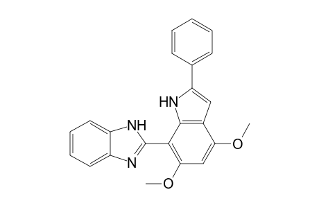 2-(4,6-dimethoxy-2-phenyl-7-Indolyl)benzimidazole