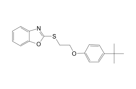 2-([2-(4-tert-Butylphenoxy)ethyl]sulfanyl)-1,3-benzoxazole