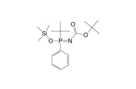 N-(tert-butyl-phenyl-trimethylsilyloxy-phosphoranylidene)carbamic acid tert-butyl ester