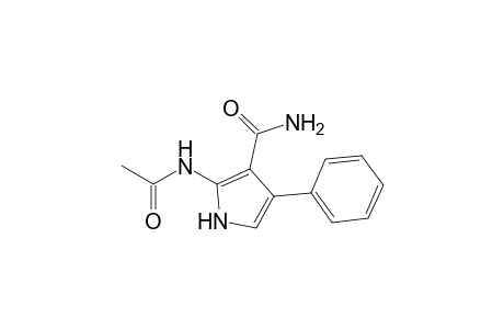 2-Acetylamino-4-phenylpyrrole-3-carboxamide