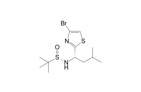(S)-N-[(S)-1-(4-Bromothiazol-2yl)-3-methylbutyl]-2-methylpropane-2-sulfinamide