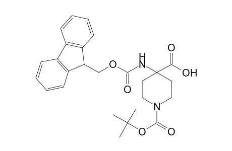 4-(Fmoc-amino)-1-Boc-piperidine-4-carboxylic acid