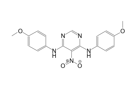 N~4~,N~6~-bis(4-methoxyphenyl)-5-nitro-4,6-pyrimidinediamine