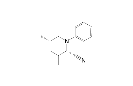 (2S*,5S*)-1-(Phenylpiperidine)-3,5-dimethyl-2-carbonitrile