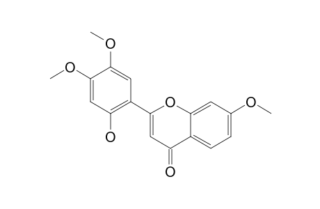 DIPLOTRIN_C;2'-HYDROXY-7,4',5'-TRIMETHOXYFLAVONE