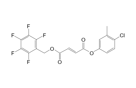 Fumaric acid, pentafluorobenzyl 4-chloro-3-methylphenyl ester