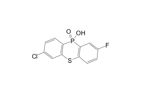 10H-Phenothiaphosphine, 7-chloro-2-fluoro-10-hydroxy-, 10-oxide