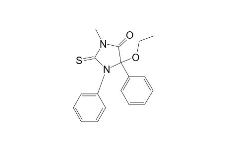 5-Ethoxy-3-methyl-1,5-diphenyl-2-thioxo-4-imidazolidinone