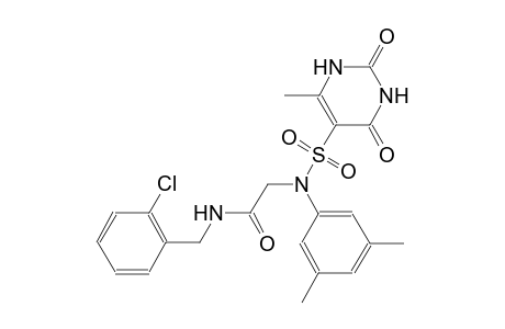 acetamide, N-[(2-chlorophenyl)methyl]-2-[(3,5-dimethylphenyl)[(1,2,3,4-tetrahydro-6-methyl-2,4-dioxo-5-pyrimidinyl)sulfonyl]amino]-