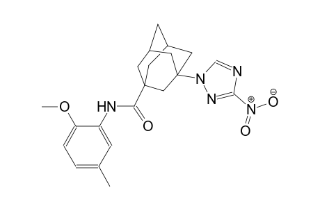 N-(2-methoxy-5-methylphenyl)-3-(3-nitro-1H-1,2,4-triazol-1-yl)-1-adamantanecarboxamide