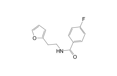 Benzamide, 4-fluoro-N-[2-(2-furanyl)ethyl]-