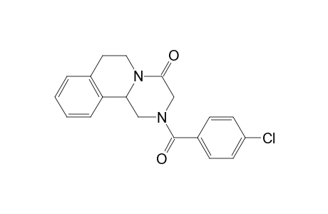 2-(p-Chlorobenzoyl)-1,2,3,6,7,11b-hexahydro-4H-pyrazino[2,1-a]isoquinolin-4-one