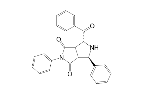 (2R,4R)-2-endo-benzoyl-4-exo,7-diphenyl-6,8-dioxy-3,7-diazabicyclo[3.3.0]octane