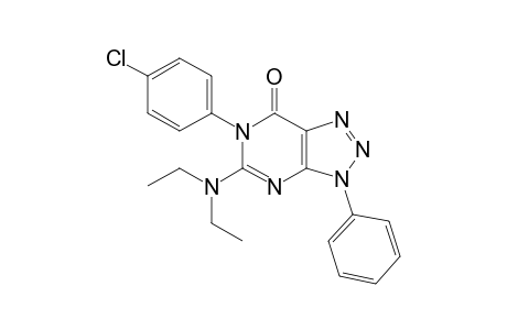 6-(4-Chlorophenyl)-5-(diethylamino)-3-phenyl-7-triazolo[4,5-d]pyrimidinone