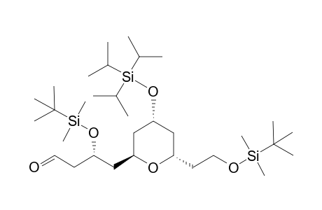 (3R)-3-[tert-butyl(dimethyl)silyl]oxy-4-[(2R,4R,6S)-6-[2-[tert-butyl(dimethyl)silyl]oxyethyl]-4-tri(propan-2-yl)silyloxy-2-oxanyl]butanal