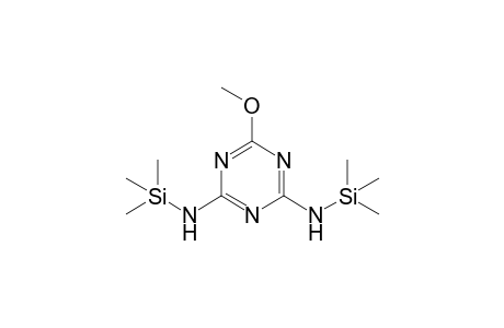Metabolite of 2-Methoxy-4-(ethylamino)-6-sec-butylamino-s-triazine -di-TMS derivative
