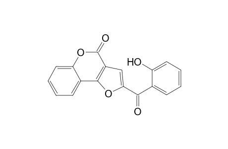 4H-Furo[3,2-c][1]benzopyran-4-one, 2-(2-hydroxybenzoyl)-