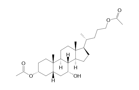 3.alpha.,24-bis(Acetoxy)-7.alpha.-hydroxy-5.beta.-cholane