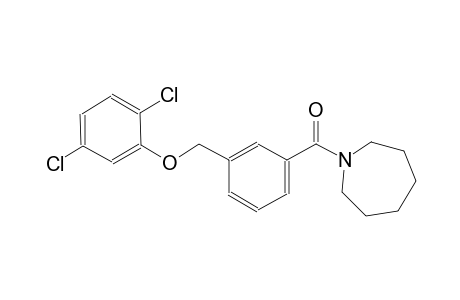 1-{3-[(2,5-dichlorophenoxy)methyl]benzoyl}hexahydro-1H-azepine