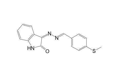 4-(Methylsulfanyl)benzaldehyde [(3Z)-2-oxo-1,2-dihydro-3H-indol-3-ylidene]hydrazone